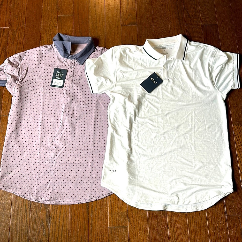 Men’s never worn bylt shirts polo
